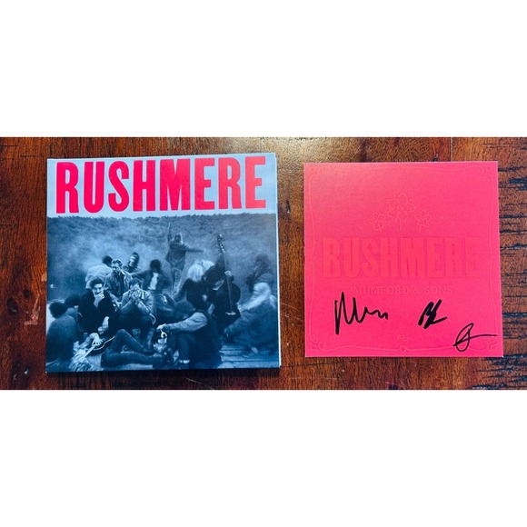 Other - SIGNED!! Mumford and Sons RUSHMERE CD AUTOGRAPHED Brand New Rare